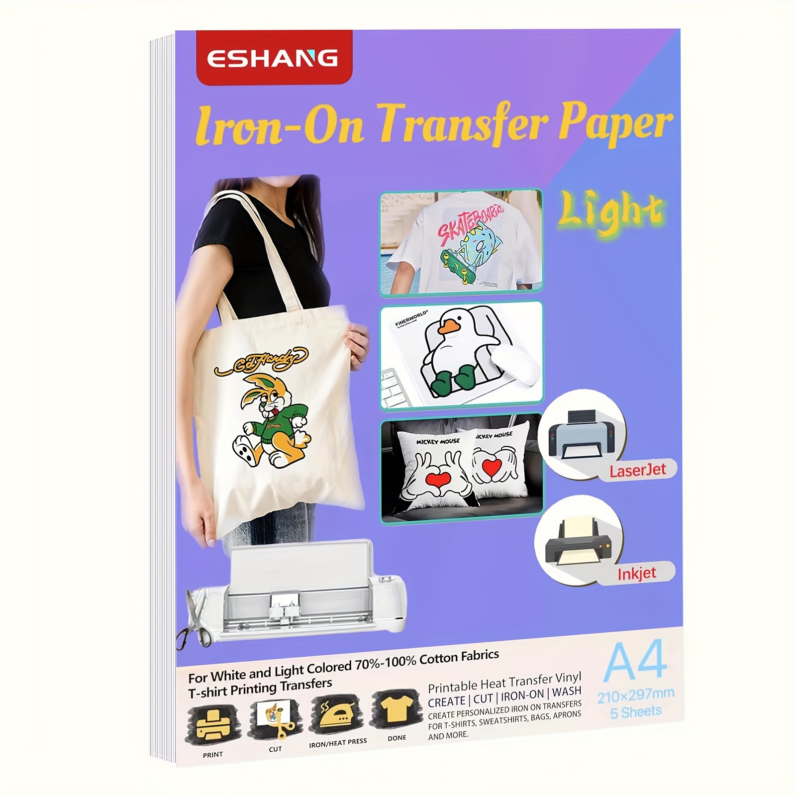 Commercial Fabric Printing Machine - Carta per trasferimento termico formato A4