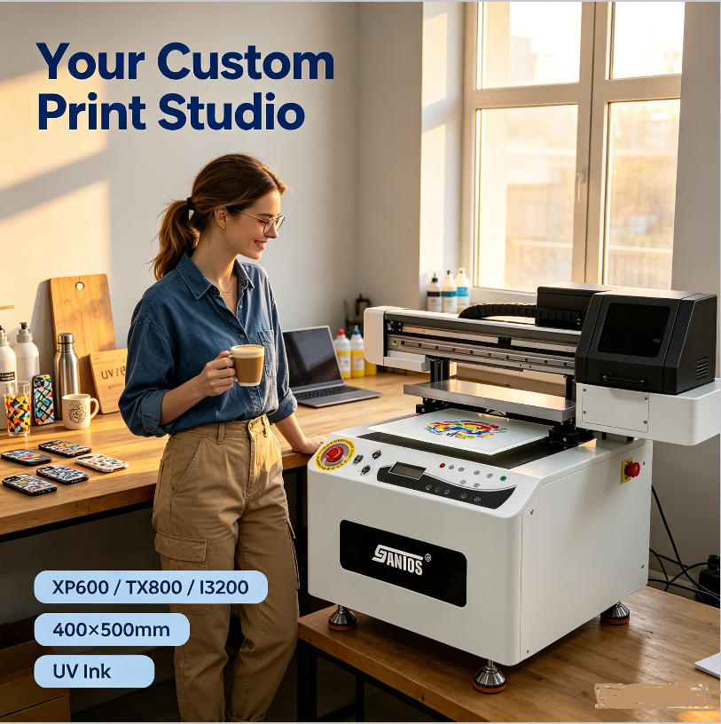 Commercial Printing Industry - Stampante UV Digitale Industriale Automatica 40*50CM,