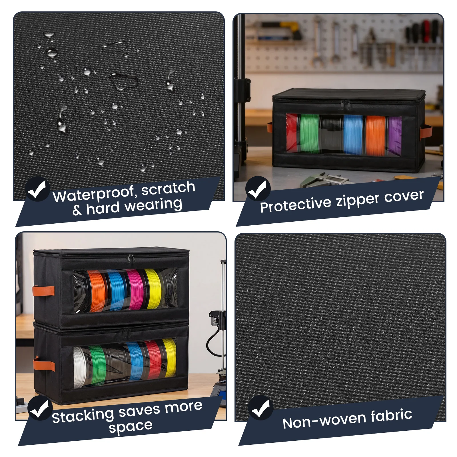 Set di 4 Contenitori per Filam - Commercial Fabric Printing Machine recensione e prezzo