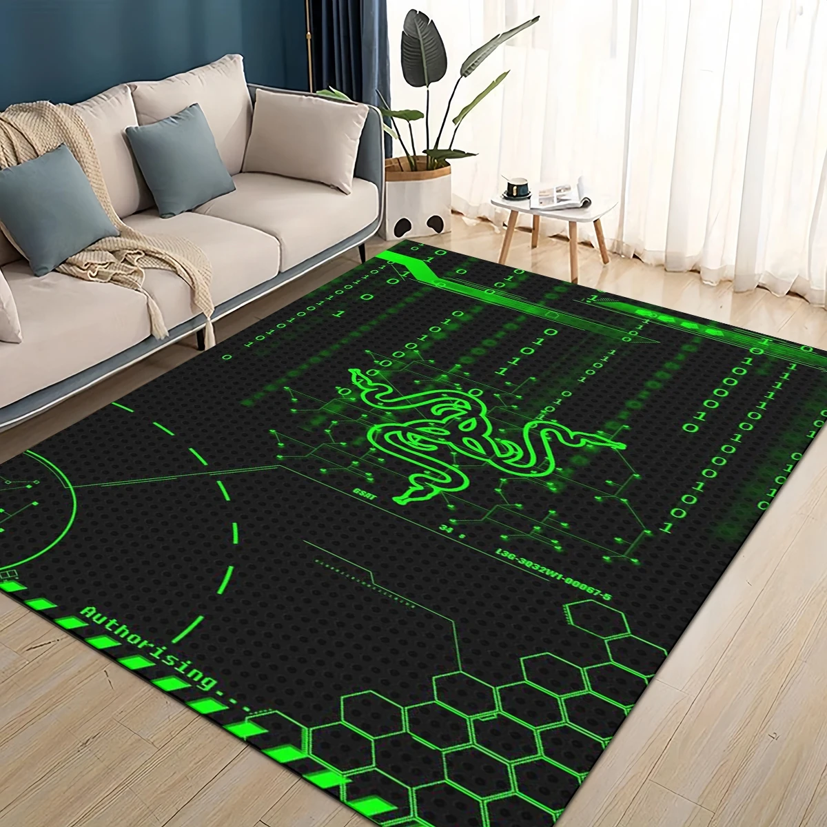 Tappeto 3D Razer Verde per Gam - Commercial Printing For Sale recensione e prezzo